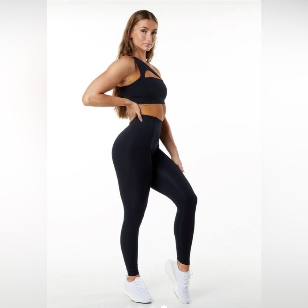 Black Seamless Alphalux Alphalete Leggings